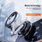 X63 Magnetic Car Phone Navigation Mount Vacuum Suction Cup Foldable Arm Aluminum Alloy Bracket - Grey - 5