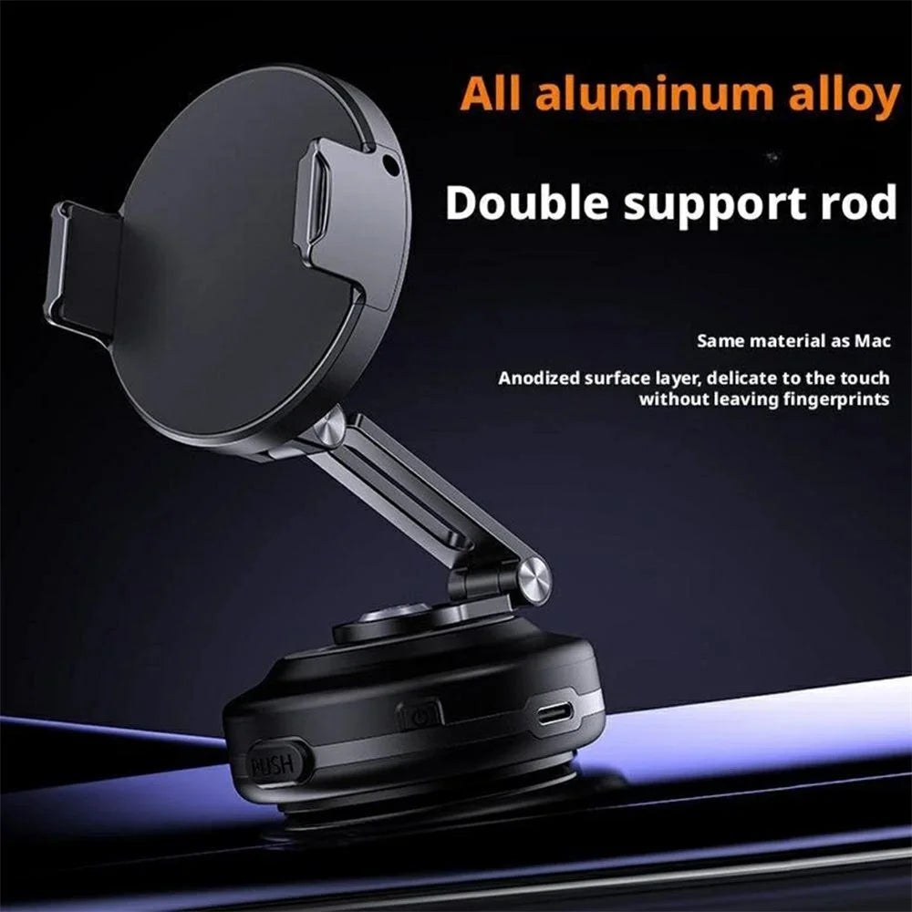 X64J Vacuum Suction Car Phone Mount Dashboard Foldable Cellphone Navigation Stand - 3