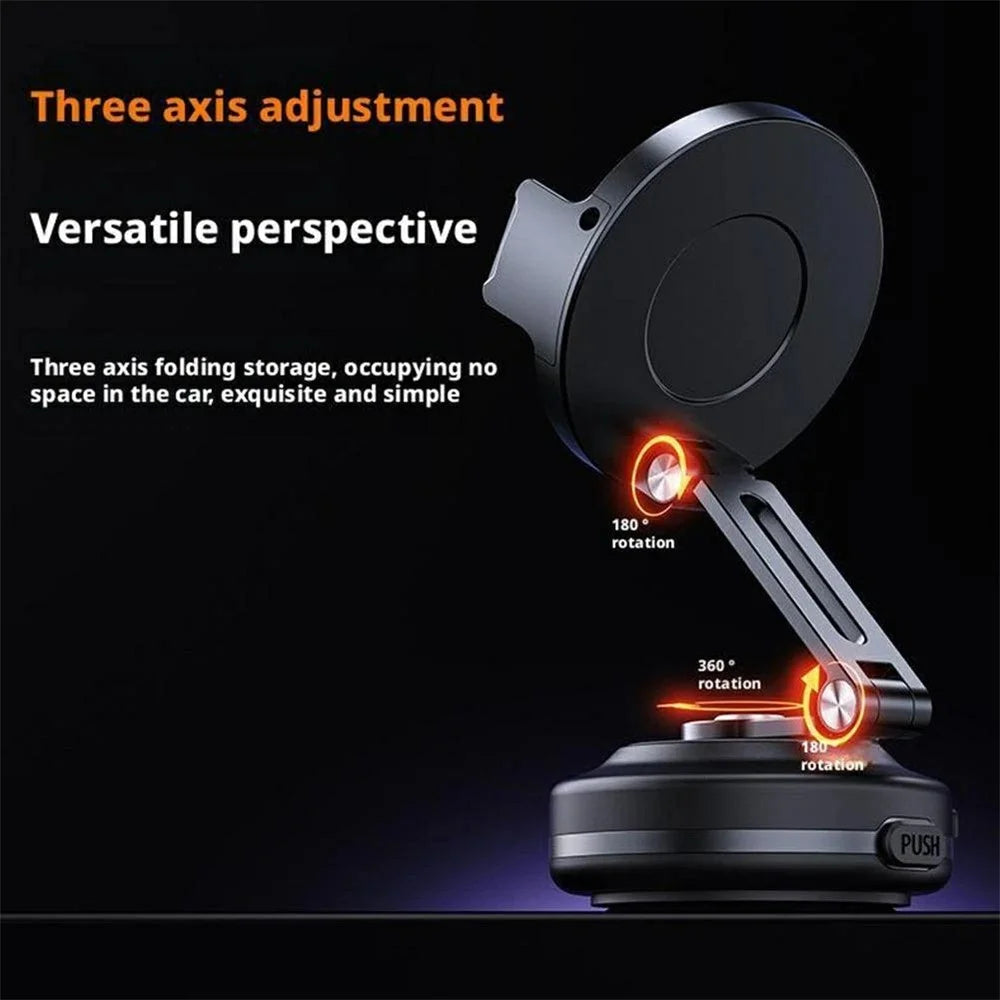 X64J Vacuum Suction Car Phone Mount Dashboard Foldable Cellphone Navigation Stand - 4