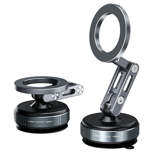 X53 Magnetic Car Dashboard Phone Stand Vacuum Suction Cup 360 Degree Rotation Foldable Cellphone Bracket - 1
