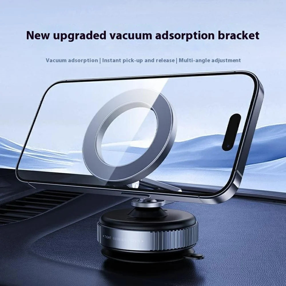 X54 Magnetic Car Phone Holder Dashboard Windshield Suction Cup Mount Foldable Navigation Stand - 2