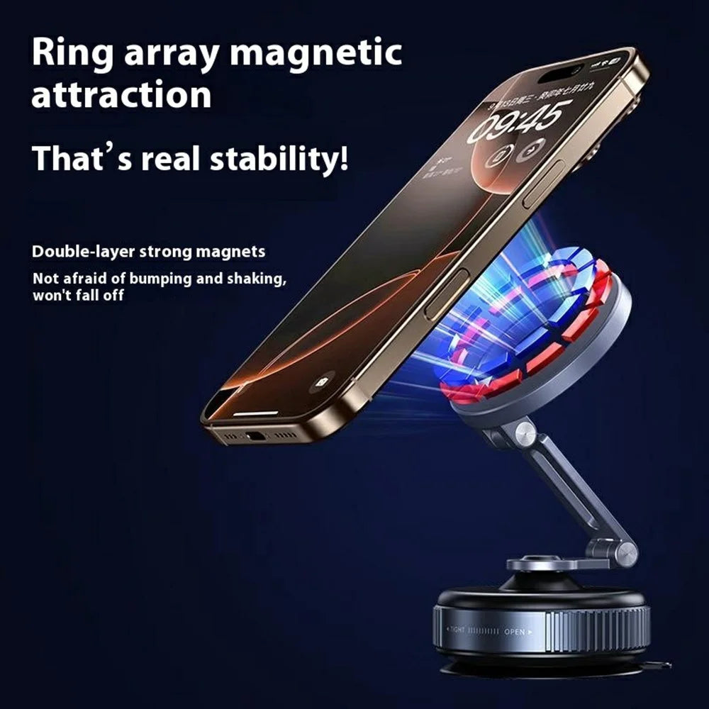 X54 Magnetic Car Phone Holder Dashboard Windshield Suction Cup Mount Foldable Navigation Stand - 6