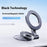 Z18 Aluminum Alloy Car Phone Mount 360 Degree Rotation Anti Shake Magnetic Cellphone Holder - 2