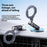 Z18 Aluminum Alloy Car Phone Mount 360 Degree Rotation Anti Shake Magnetic Cellphone Holder - 3