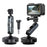 DJ-1 Electric Vacuum Suction Cup Car Camera Mount 360 Degree Adjustable Aluminum Alloy Action Camera Bracket - 1
