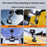 DJ-1 Electric Vacuum Suction Cup Car Camera Mount 360 Degree Adjustable Aluminum Alloy Action Camera Bracket - 7