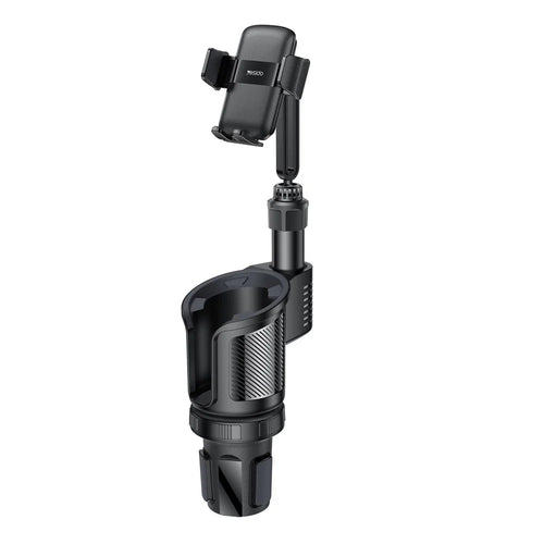 YESIDO C273 2 in 1 Car Cup Holder Phone Mount Adjustable 4.7-7.2 Inch Cellphone Bracket - 1