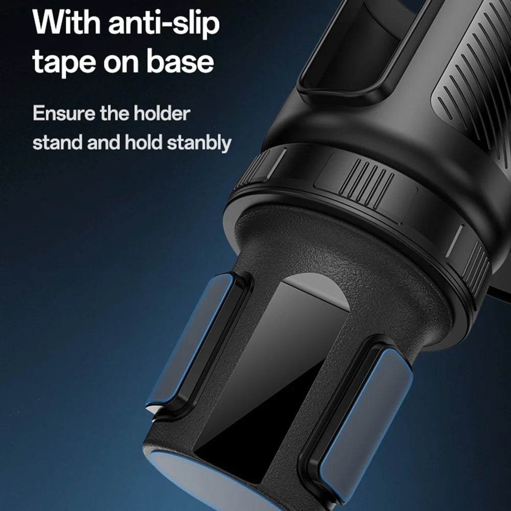 YESIDO C273 2 in 1 Car Cup Holder Phone Mount Adjustable 4.7-7.2 Inch Cellphone Bracket - 4