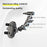 A035 For Land Cruiser / Prado / Tank 300 / 500 A-Pillar Car Phone Mount Aluminum Alloy Holder - 2