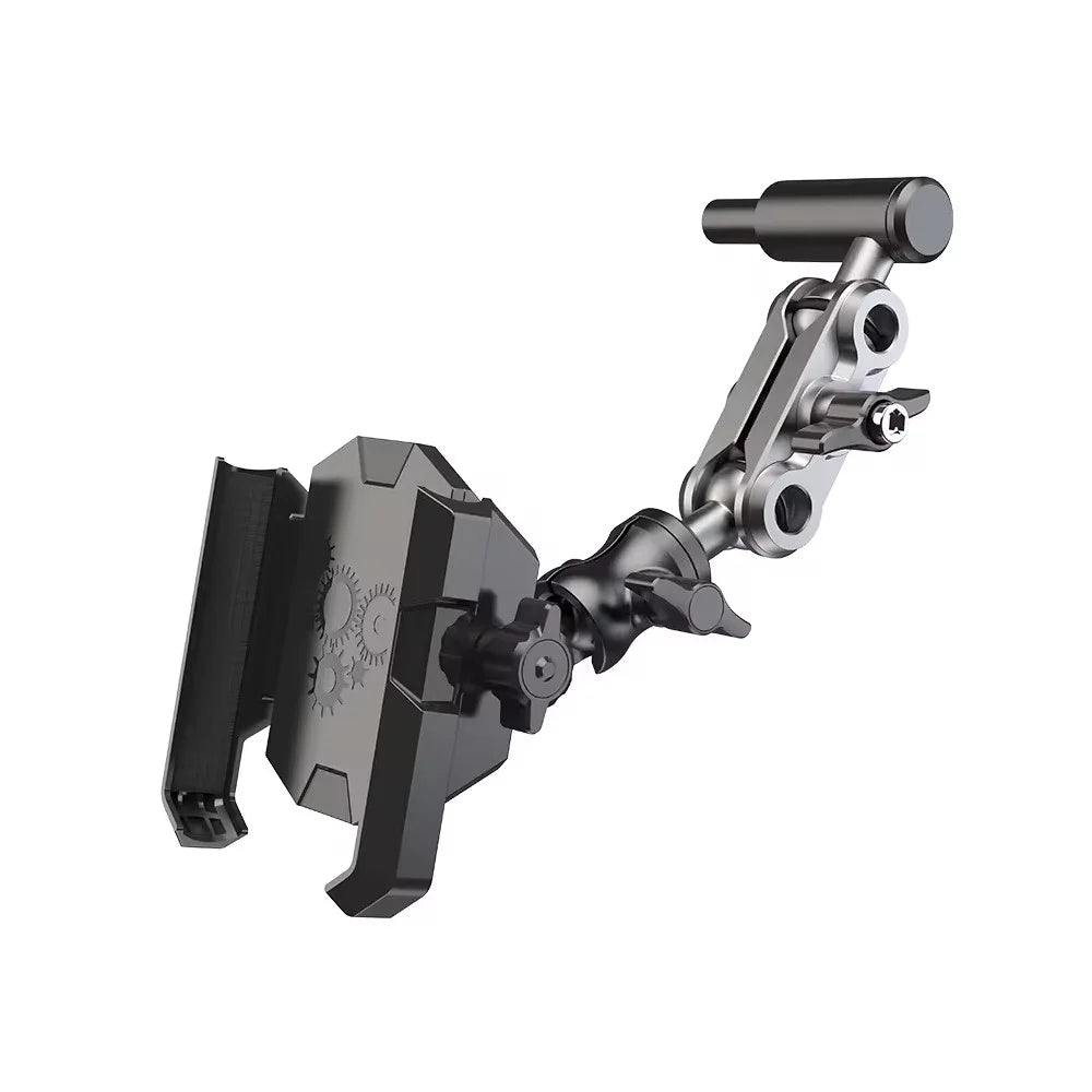 A037 Car Phone Mount for Land Cruiser / Prado / Tank 300 / 500 A-Pillar Adjustable Aluminum Alloy Cellphone Holder - 2