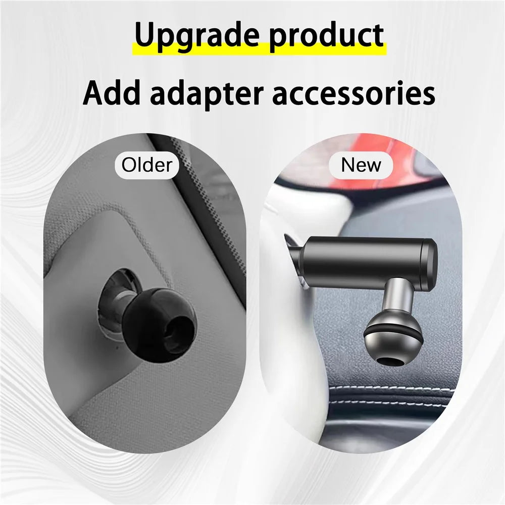 A037 Car Phone Mount for Land Cruiser / Prado / Tank 300 / 500 A-Pillar Adjustable Aluminum Alloy Cellphone Holder - 5