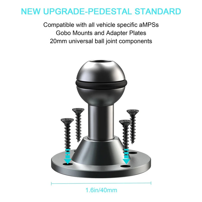 X038 Car Truck Boat Dashboard Heavy Duty Metal Magnetic Phone Holder 360 Degree Adjustable Bracket - 4
