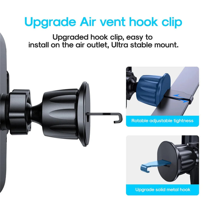 JOYROOM JR-ZS259 Air Vent Hook Car Mount 360 Degree Bracket Holder for 4.7-6.9inch Mobile Phone - 4