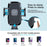 JOYROOM JR-ZS259 Air Vent Hook Car Mount 360 Degree Bracket Holder for 4.7-6.9inch Mobile Phone - 7
