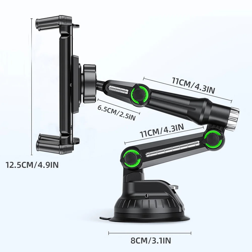 XP039PAD Suction Cup Car Mount Holder Adjustable Truck Bus Vehicle Phone Tablet Stand - 7