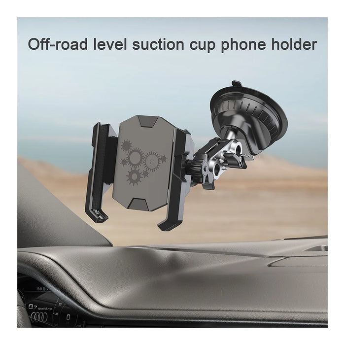 XP037 Car Windshield Dashboard Phone Mount Suction Cup Off-Road Navigation Adjustable Cellphone Holder - 3