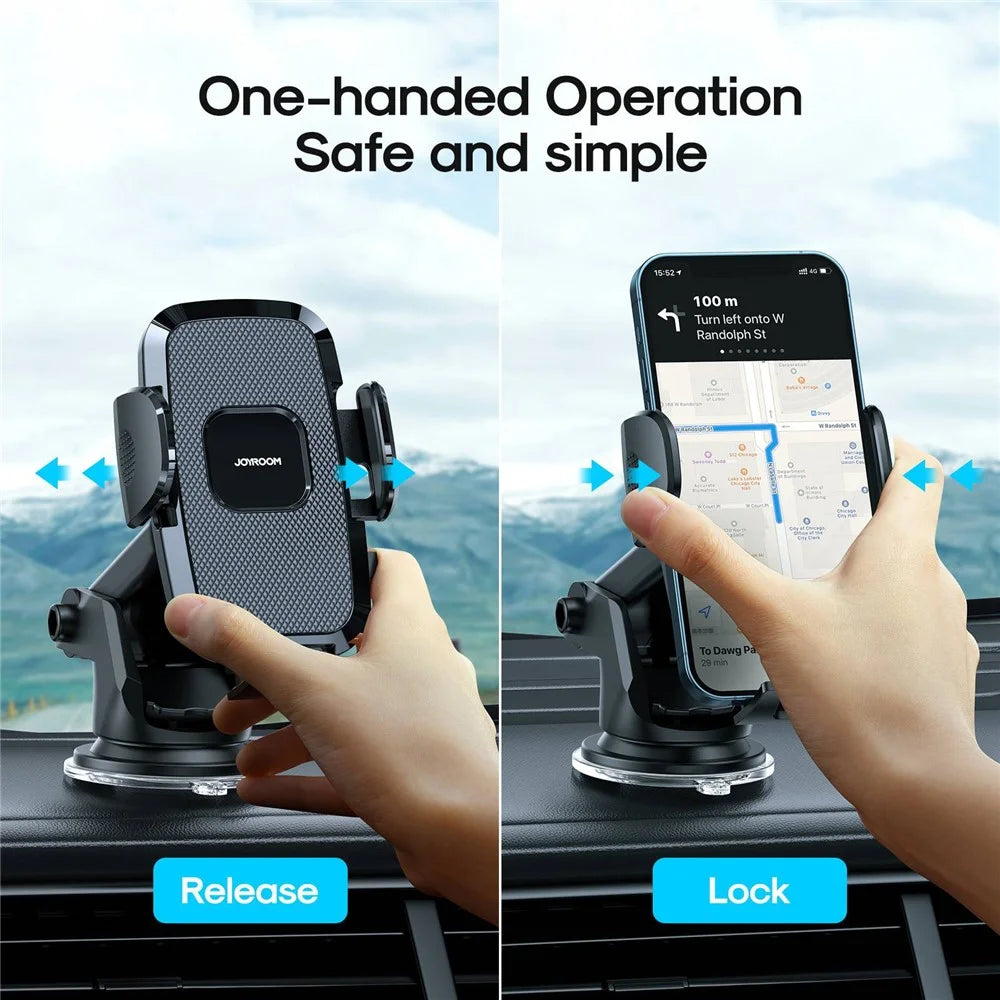 JOYROOM JR-ZS259 Car Dashboard Suction Cup Mount Bracket Holder for 4.7-6.9inch Mobile Phone - 3