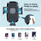 JOYROOM JR-ZS259 Car Dashboard Suction Cup Mount Bracket Holder for 4.7-6.9inch Mobile Phone - 6
