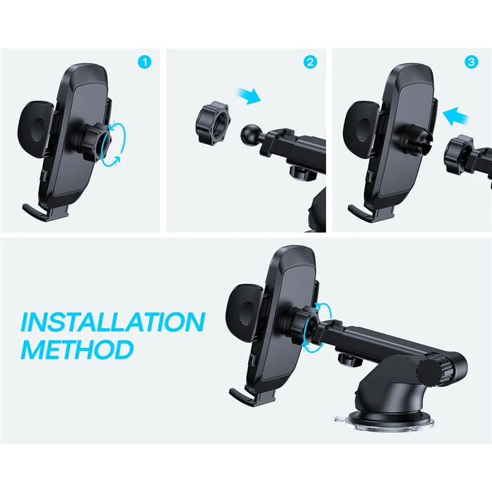 JOYROOM JR-ZS259 Car Dashboard Suction Cup Mount Bracket Holder for 4.7-6.9inch Mobile Phone - 7
