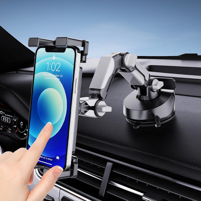 X257 Universal Tablet Phone Car Truck Mount Stand Adjustable Arm Suction Cup Holder - 6