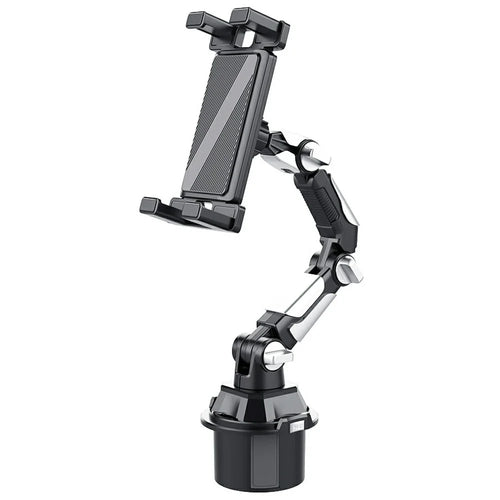 S258 Universal Car Cup Holder Phone Tablet Mount Adjustable Arm 360 Degree Rotation Stand - 1