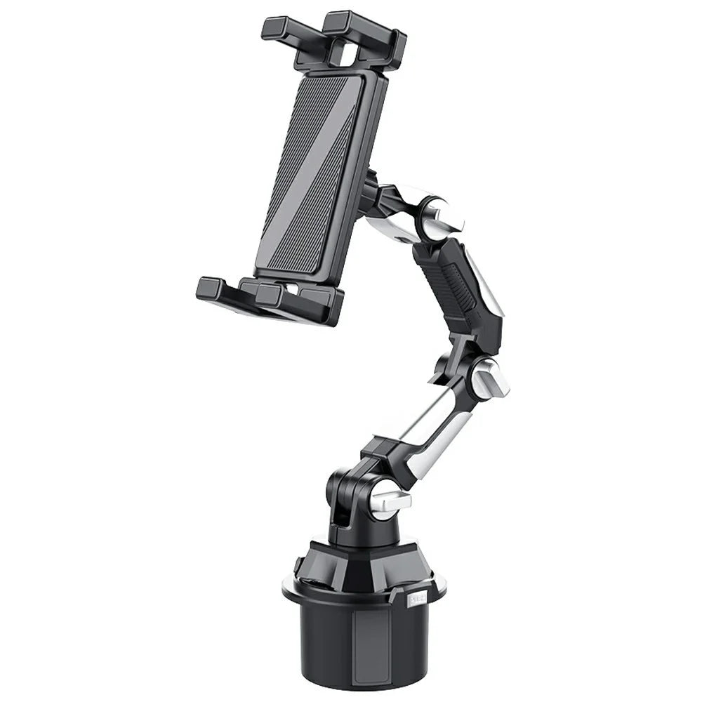 S258 Universal Car Cup Holder Phone Tablet Mount Adjustable Arm 360 Degree Rotation Stand - 1