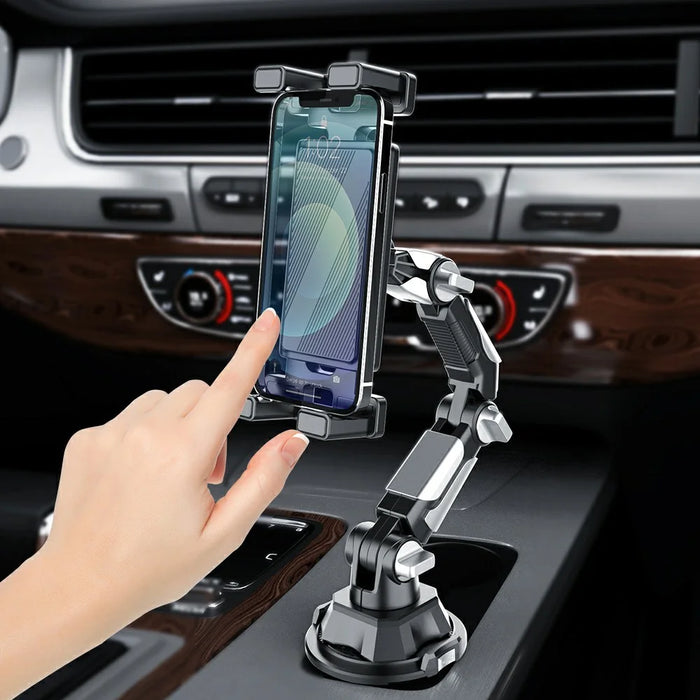 S258 Universal Car Cup Holder Phone Tablet Mount Adjustable Arm 360 Degree Rotation Stand - 5