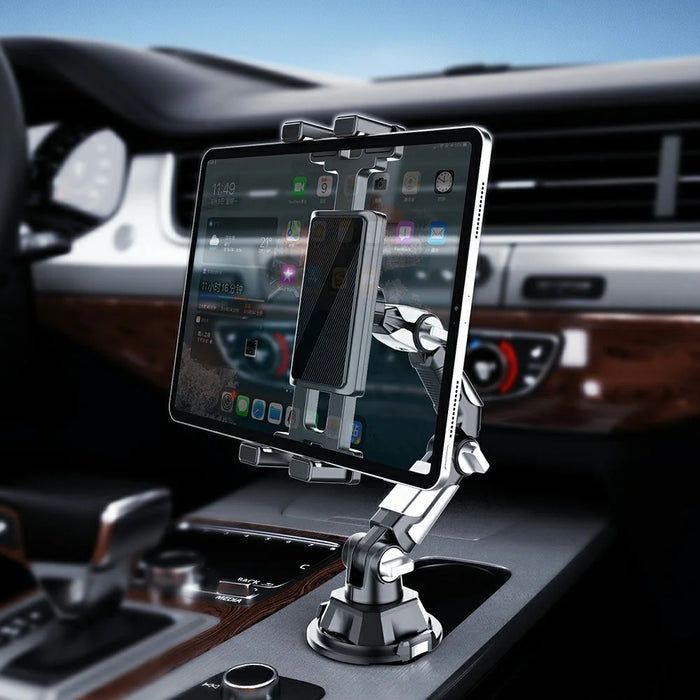 S258 Universal Car Cup Holder Phone Tablet Mount Adjustable Arm 360 Degree Rotation Stand - 6