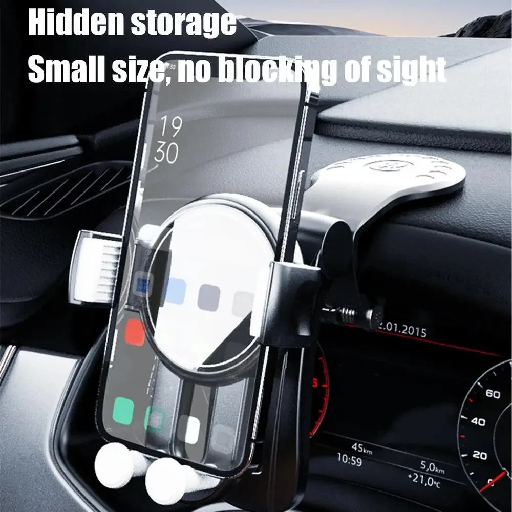 YB25-3 Car Dashboard Phone Mount Holder Adjustable Multi Function ABS Navigation Stand - 4