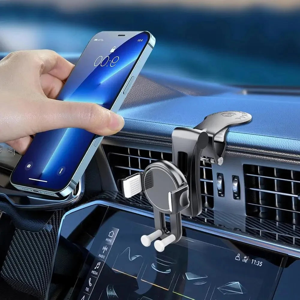 YB25-3 Car Dashboard Phone Mount Holder Adjustable Multi Function ABS Navigation Stand - 5