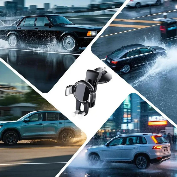 X253 Multifunctional 360 Degree Rotating Car Phone Mount Dashboard Suction Cup Holder - 5