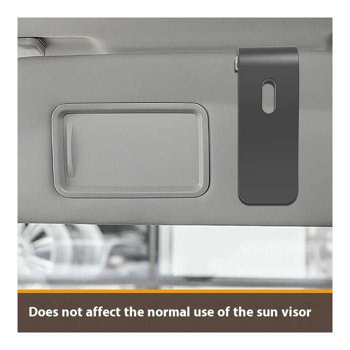 ZY02 Car Sun Visor Mount Holder Panoramic Camera Smartphone Universal Bracket with Phone Clamp - 7