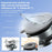 K1 Magnetic Car Phone Mount with Suction Cup Base 360 Degree Rotation Foldable Navigation Stand - 5