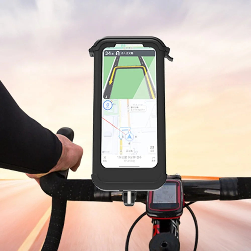 DS-MT3 Motorcycle Bike Phone Mount Touchscreen Waterproof Anti Fog GPS Navigation Phone Holder - 5