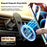 D19 Magnetic Car Phone Mount Vent Clip Rotatable Dashboard Navigation Stand Extendable Arm - Black - 3