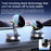 K5 Car Wireless Charger Mount 360 Degree Rotation Folding Magnetic Phone Charger Holder - 2