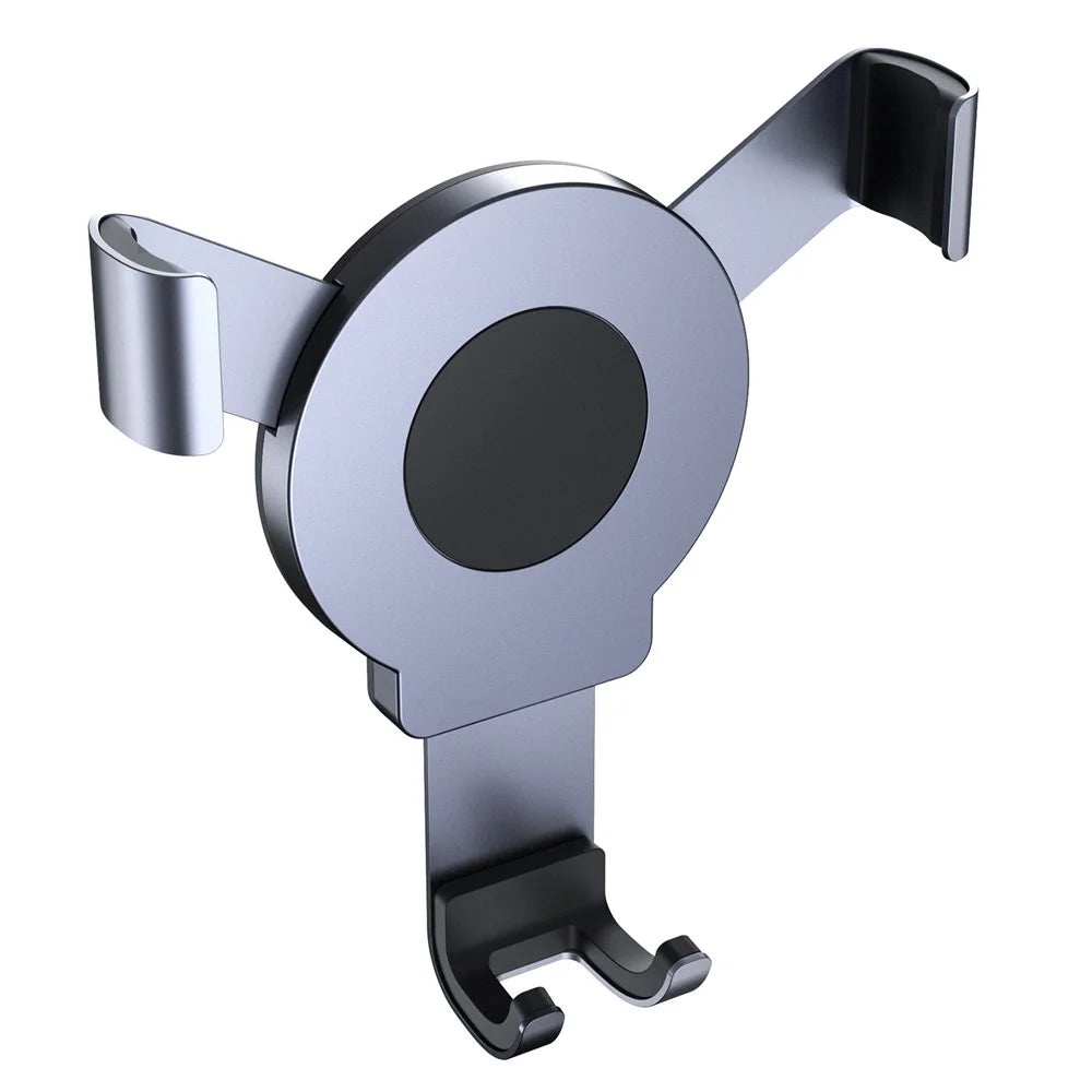 PJ-03 Car Phone Holder Gravity Mount Aluminum Alloy Stand Magnetic Clip Desktop Phone Bracket - 1