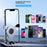 PJ-03 Car Phone Holder Gravity Mount Aluminum Alloy Stand Magnetic Clip Desktop Phone Bracket - 4