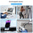 PJ-03 Car Phone Holder Gravity Mount Aluminum Alloy Stand Magnetic Clip Desktop Phone Bracket - 5