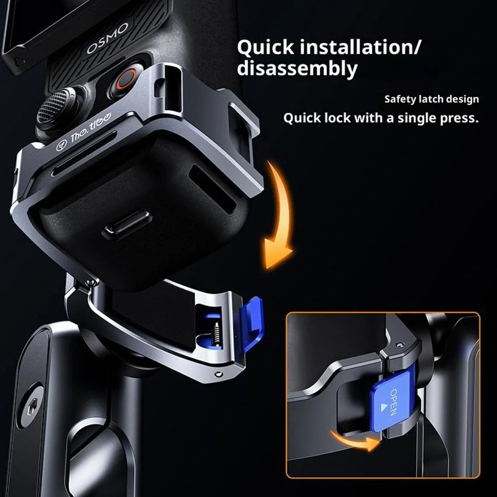 DJ3 For DJI Osmo Pocket Vacuum Suction Mount Accessory Expansion Action Camera Car Shooting Bracket - 5