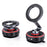 X66 Magnetic Car Phone Mount 720-Degree Triple-Axis Rotation Folding Vacuum Suction Cup Phone Holder for Dashboard / Windshield - Black - 1