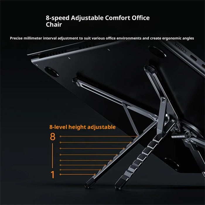 E05 Portable Desk Stand for Tablet Multi-Function Magnetic Aluminum Alloy Phone Holder - 5