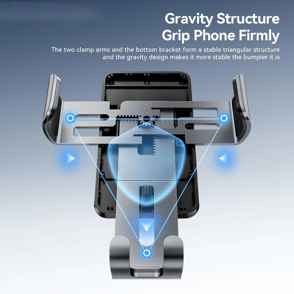 ESSAGER EZJZL-FW01-Z Car Phone Mount for 4.7-6.9 inch Devices 360° Rotation Gravity Adjusted Base - 7
