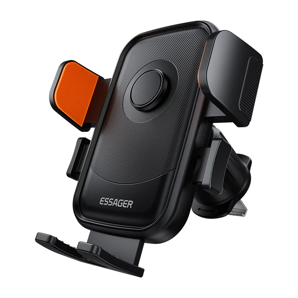 ESSAGER Car Phone Holder Air Vent Mount 360° Rotation Adjustable Bracket Stable Support for 4.7 - 6.9 inch Cellphones - 4