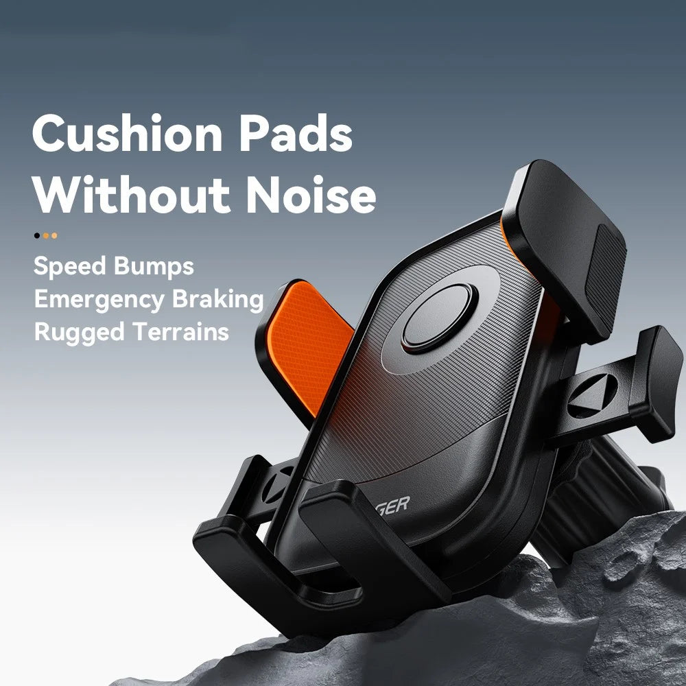 ESSAGER Car Phone Holder Air Vent Mount 360° Rotation Adjustable Bracket Stable Support for 4.7 - 6.9 inch Cellphones - 6