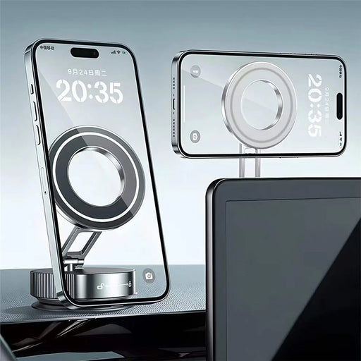 COTECI BS-014 Magnetic Car Phone Mount Holder Vacuum Suction Cup 3-Axis Adjustable Anti Shake Vehicle Stand - Black - 2