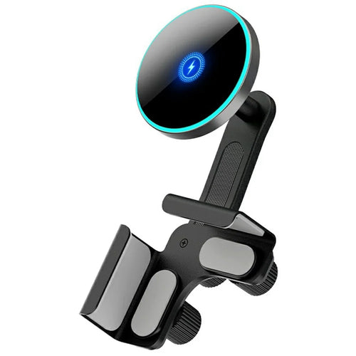 P3 15W Magnetic Car Wireless Charger Heat Resistant Magnetic Car Phone Mount - 1