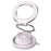 M16 Car Phone Mount Holder 3-Fold Rotatable Magnetic Phone Mount with Vacuum Suction Dashboard Navigation Stand - White - 1