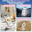 M16 Car Phone Mount Holder 3-Fold Rotatable Magnetic Phone Mount with Vacuum Suction Dashboard Navigation Stand - White - 5
