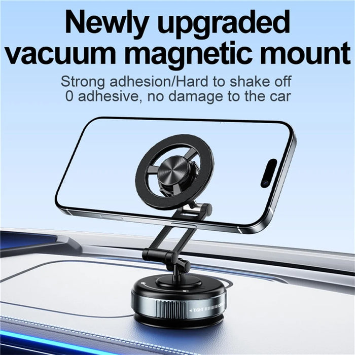 JY25-8 Suction Cup Magnetic Car Phone Mount Dashboard Stand Holder Strong Vacuum Adhesion for Navigation - 2